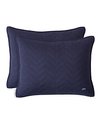 Closeout! Lacoste Home Herringbone Stitch Quilt Set