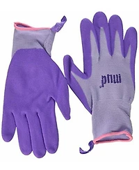 Protective Industrial Products Mud Simply Mud Women's Nylon Garden Gloves, Passion Fruit