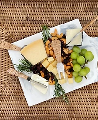 Artifacts Trading Company Rattan Stainless Steel 4 Piece Cheese Knives Set with Gift Box
