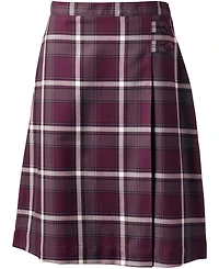 Lands' End Women's Plaid A-line Skirt Below the Knee