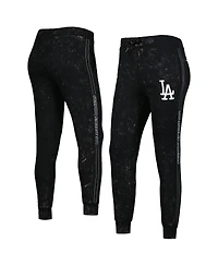 Women's The Wild Collective Black Los Angeles Dodgers Marble Jogger Pants