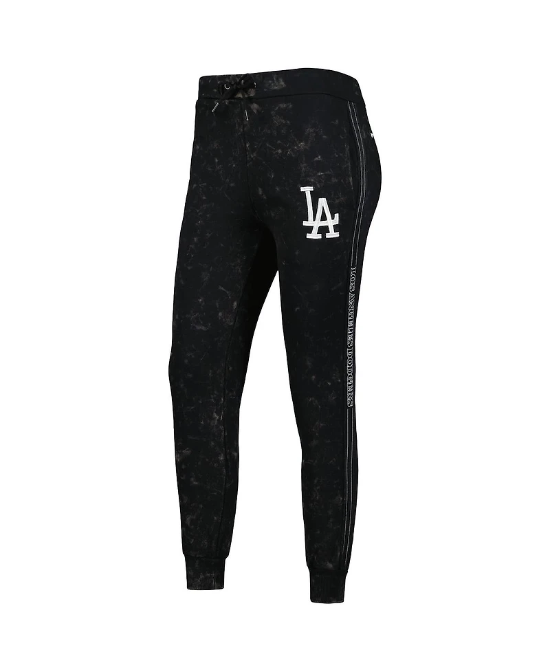 Women's The Wild Collective Black Los Angeles Dodgers Marble Jogger Pants