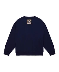 Women's Mitchell & Ness Navy Boston Red Sox Logo Lt 2.0 Pullover Sweatshirt
