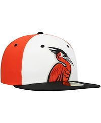 Men's New Era White Delmarva Shorebirds Authentic Collection Team Alternate 59FIFTY Fitted Hat