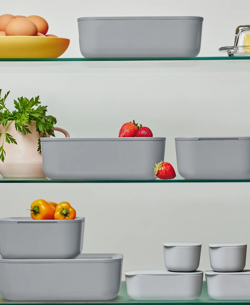 Caraway 17 Piece Glass Food Storage Set