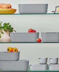 Caraway 17 Piece Glass Food Storage Set