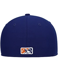 Men's New Era White Durham Bulls Authentic Collection Team Alternate 59FIFTY Fitted Hat