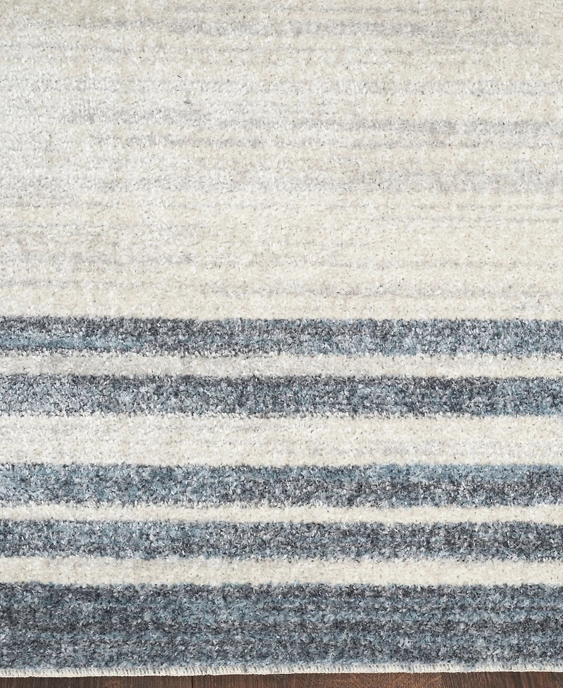 Nourison Home Astra Machine Washable ASW04 2'2" x 10' Runner Area Rug