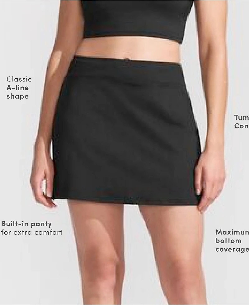 Lands' End Women's Tummy Control Swim Skirt