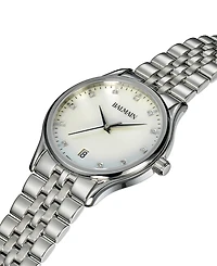 Balmain Women's Swiss Beleganza Diamond (1/20 ct. t.w.) Stainless Steel Bracelet Watch 32mm