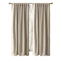 Ricardo Ultimate Black-Out 2-Way Pocket Curtain Panel 56"W x 72"L
