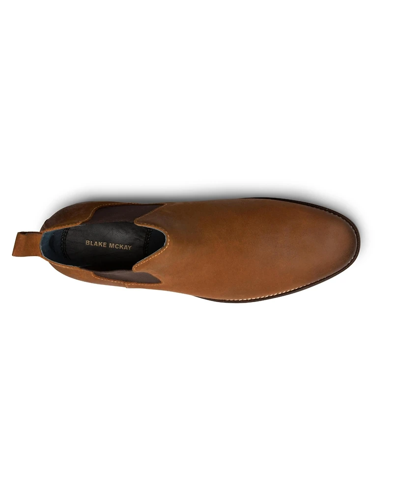 Blake McKay Men's York Dress Casual Suede Chelsea Boots