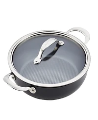 Anolon X Hybrid Nonstick Aluminum 4 Qt Casserole Pan With Lid
