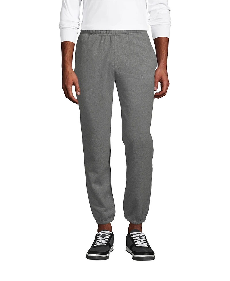 Lands' End Men's Serious Sweats High Pile Lined Sweatpants