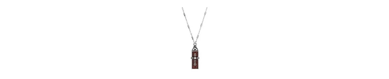 2028 Glass Crystal Cross Necklace 18