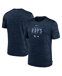 Men's Nike Navy Tampa Bay Rays Authentic Collection Velocity Performance Practice T-shirt