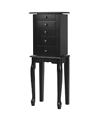 Costway Jewelry Cabinet Storage Chest Standing Organizer