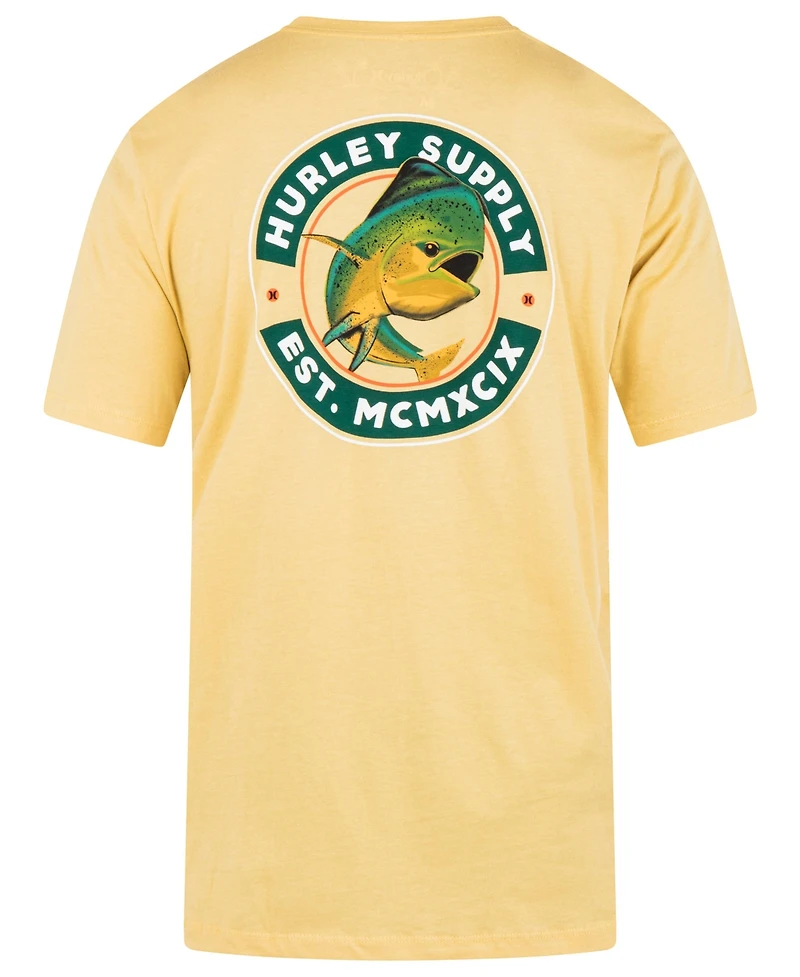 Hurley Men's Everyday Fishy Fish Short Sleeve T-shirt