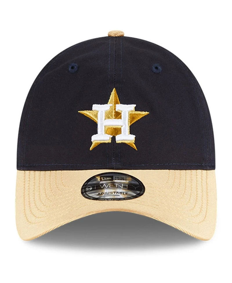 Men's New Era Navy Houston Astros 2023 Gold Collection 9TWENTY Adjustable Hat