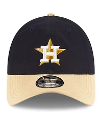 Men's New Era Navy Houston Astros 2023 Gold Collection 9TWENTY Adjustable Hat