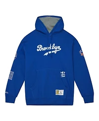 Men's Mitchell & Ness Jackie Robinson Royal Brooklyn Dodgers Cooperstown Collection Legends Fleece Pullover Hoodie
