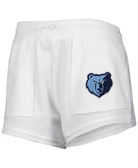 Women's Concepts Sport White Memphis Grizzlies Sunray Shorts