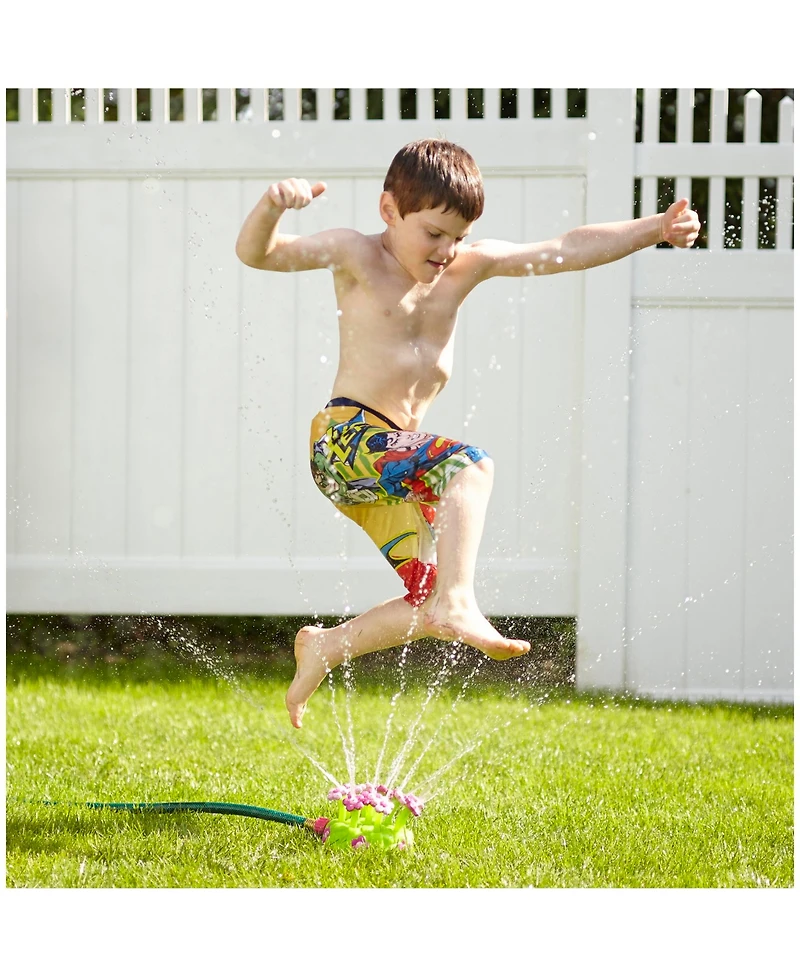 Melissa & Doug Sunny Patch Pretty Petals Flower Sprinkler Toy With Hose Attachment