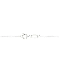 Diamond Solitaire 18" Pendant Necklace (1/2 ct. t.w.) in 14k White Gold