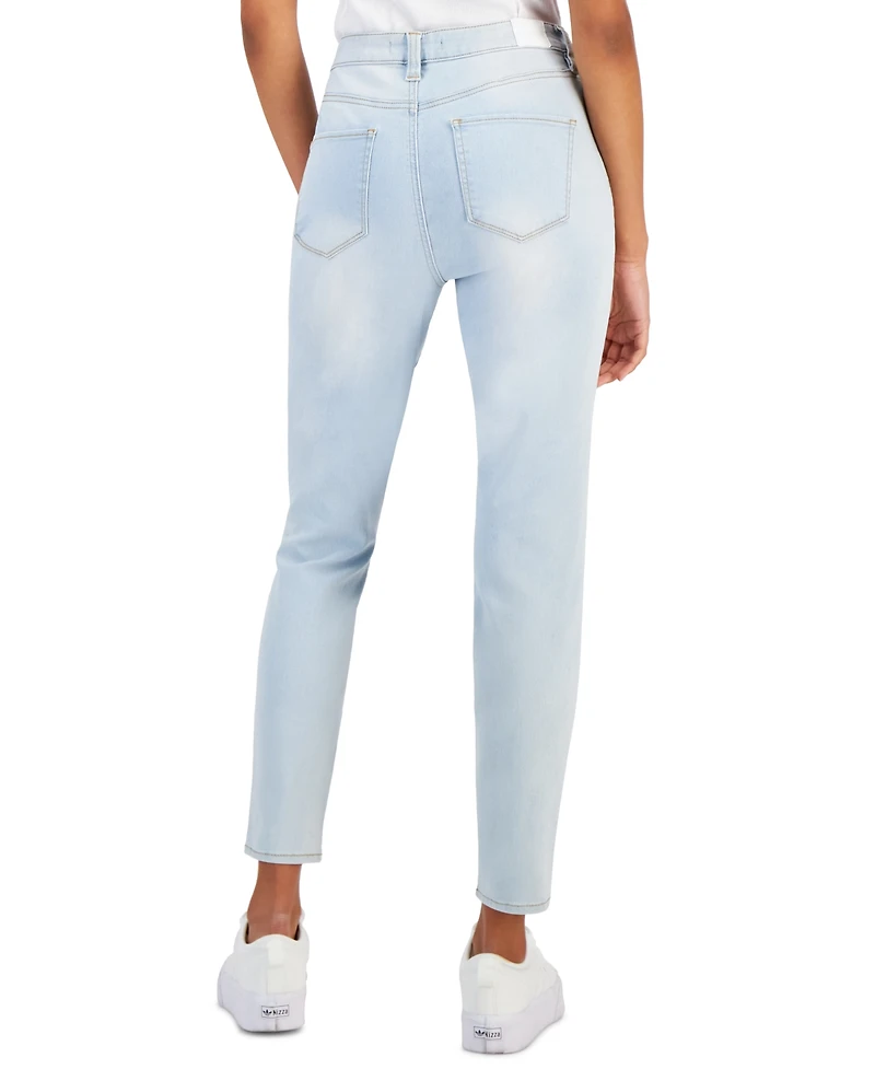Dollhouse Juniors' Curvy Faded Skinny Jeans