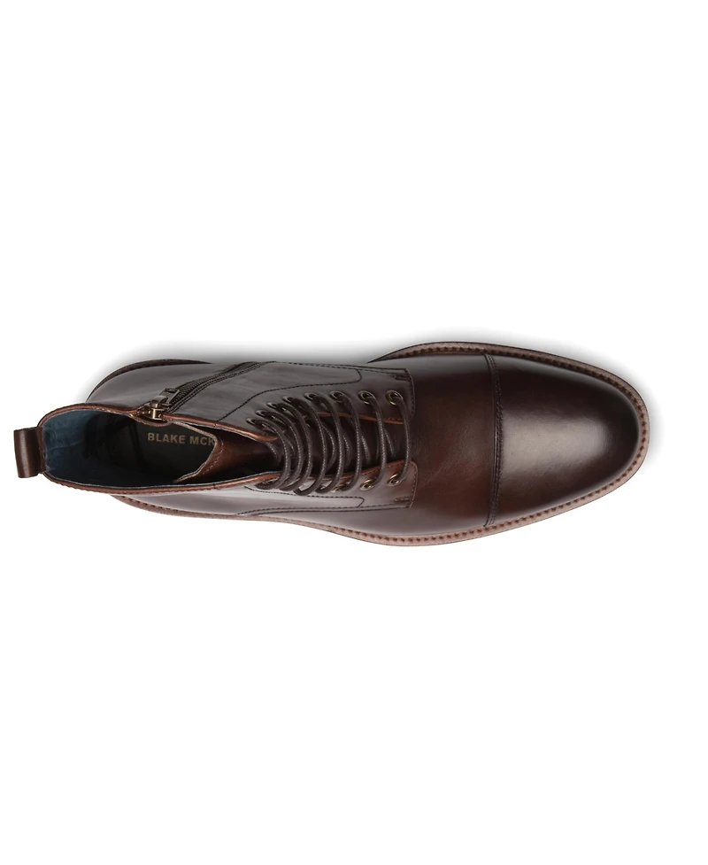 Blake McKay Men's Bryan Boot Casual Cap Toe Lace-Up Boots