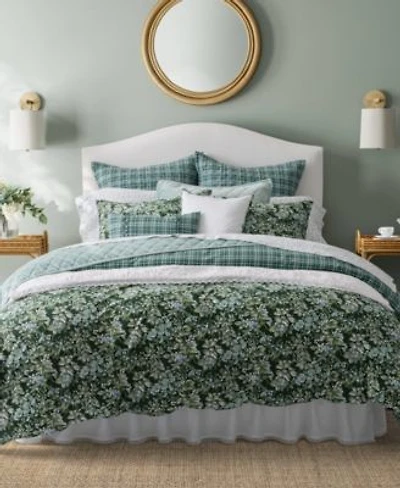 Laura Ashley Bramble Floral Cotton Reversible Comforter Sets