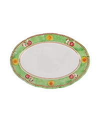 Vietri Melamine Campagna Pesce Oval Platter