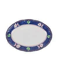 Vietri Melamine Campagna Pesce Oval Platter