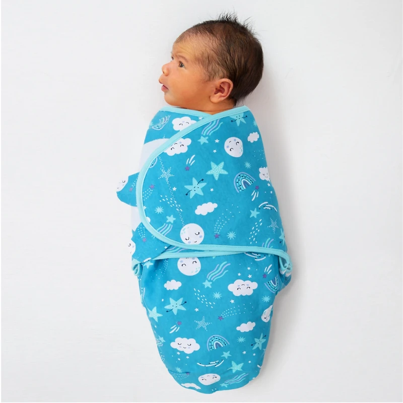 The Peanutshell Newborn Swaddles for Baby Boys and Girls, 3 Pack Set
