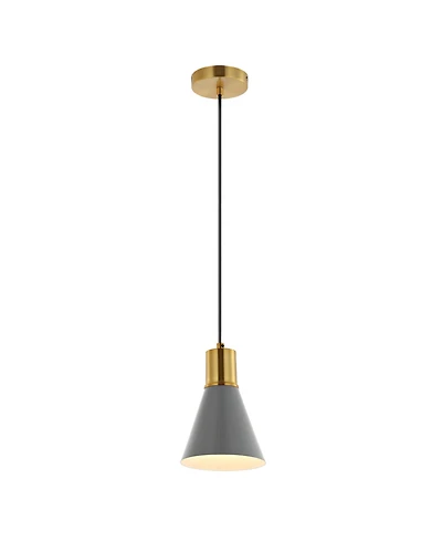 Apollo 6" 1-Light Mid-Century Modern Iron Led Pendant