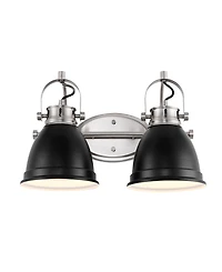Phineas 16.25" 2-Light Farmhouse Bohemian Iron Led Vanity