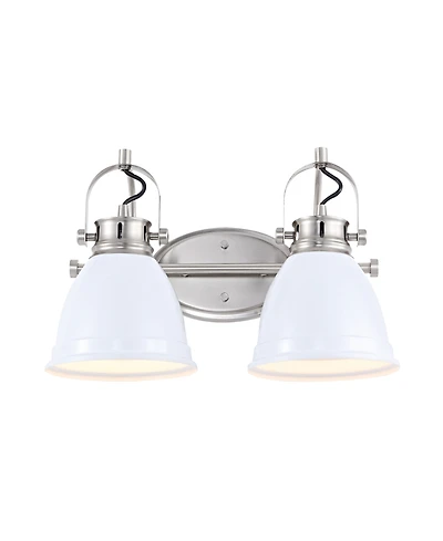 Phineas 16.25" 2-Light Farmhouse Bohemian Iron Led Vanity