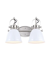 Phineas 16.25" 2-Light Farmhouse Bohemian Iron Led Vanity