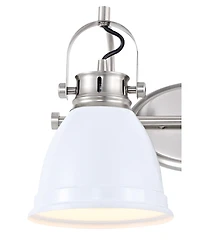 Phineas 16.25" 2-Light Farmhouse Bohemian Iron Led Vanity