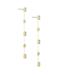 Ettika 18K Gold Plated Brass Iconic Linear Earrings