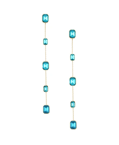 Ettika 18K Gold Plated Brass Iconic Linear Earrings