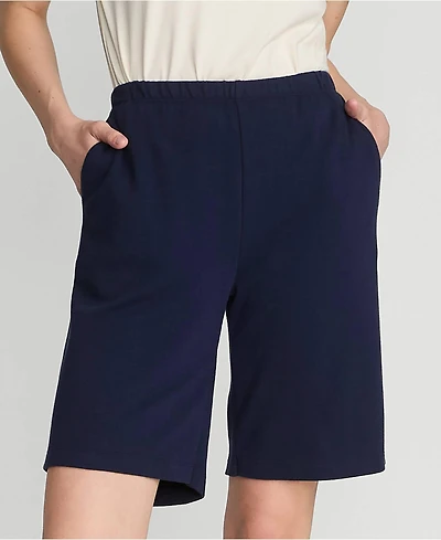 Lands' End Petite Sport Knit High Rise Shorts
