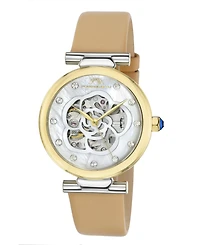Porsamo Bleu Women's Laura Automatic Genuine Leather Band Watch 1212CLAL
