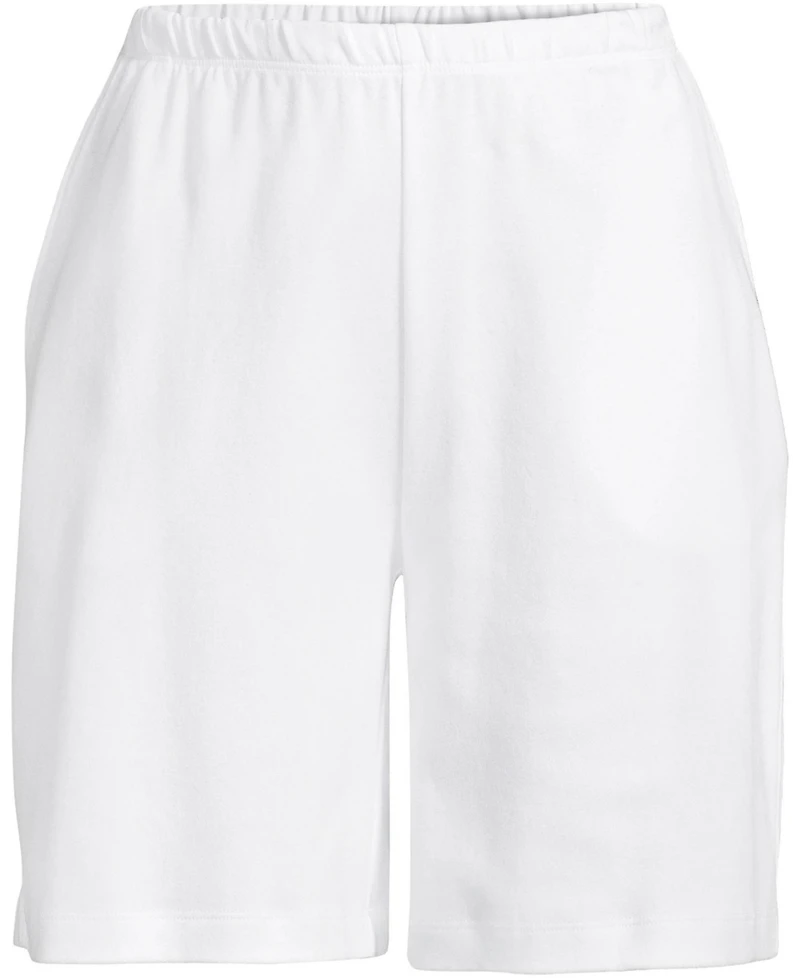 Lands' End Women's Plus Sport Knit High Rise Shorts