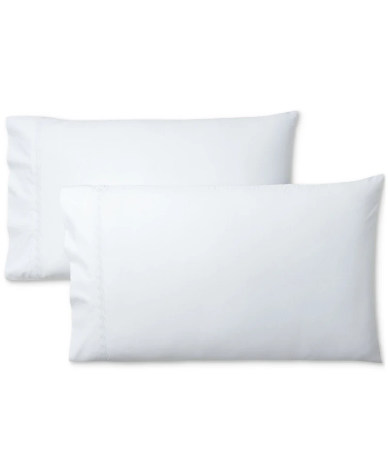 Lauren Ralph Lauren Spencer Cable Embroidery Pillowcase Set, King