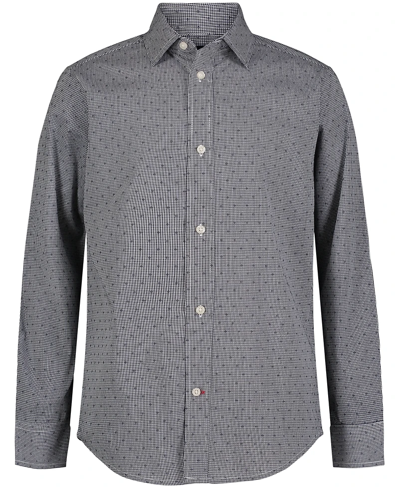 Tommy Hilfiger Long-Sleeve Button-Up Shirt, Big Boys