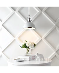 Homer 13" 1-Light Modern Industrial Iron Led Dome Pendant