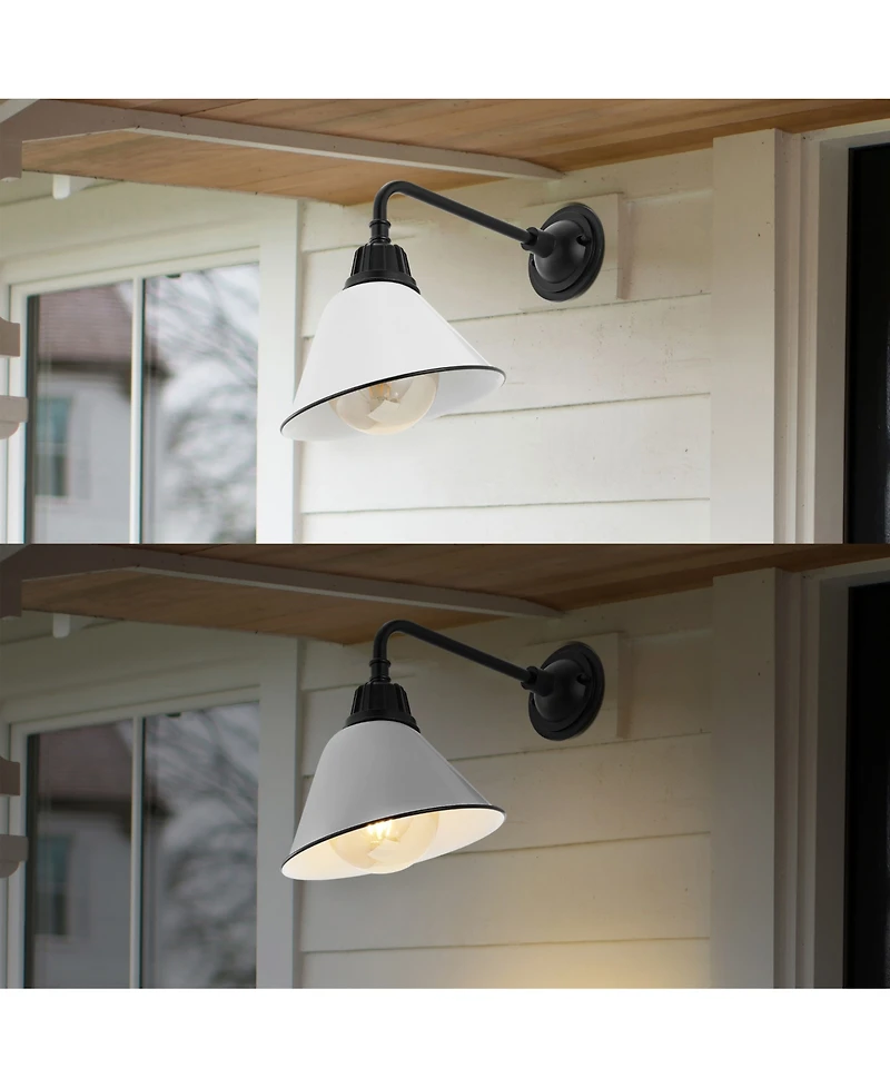 Croydon 9.63" 1-Light Farmhouse Industrial Indoor