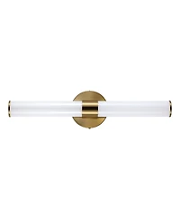 Brooks 20.13" 1-Light Industrial Mid-Century Iron Integrated Led Vanity Light
