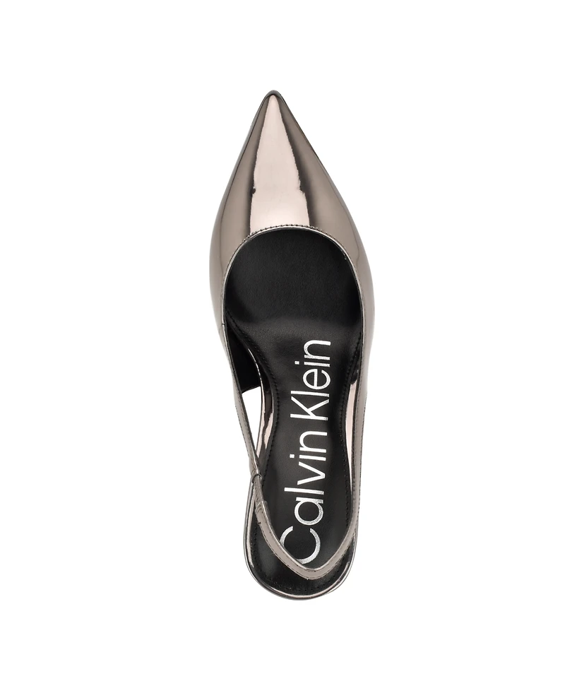 Calvin Klein Women's Cinola Pointy Toe Slingback Pumps